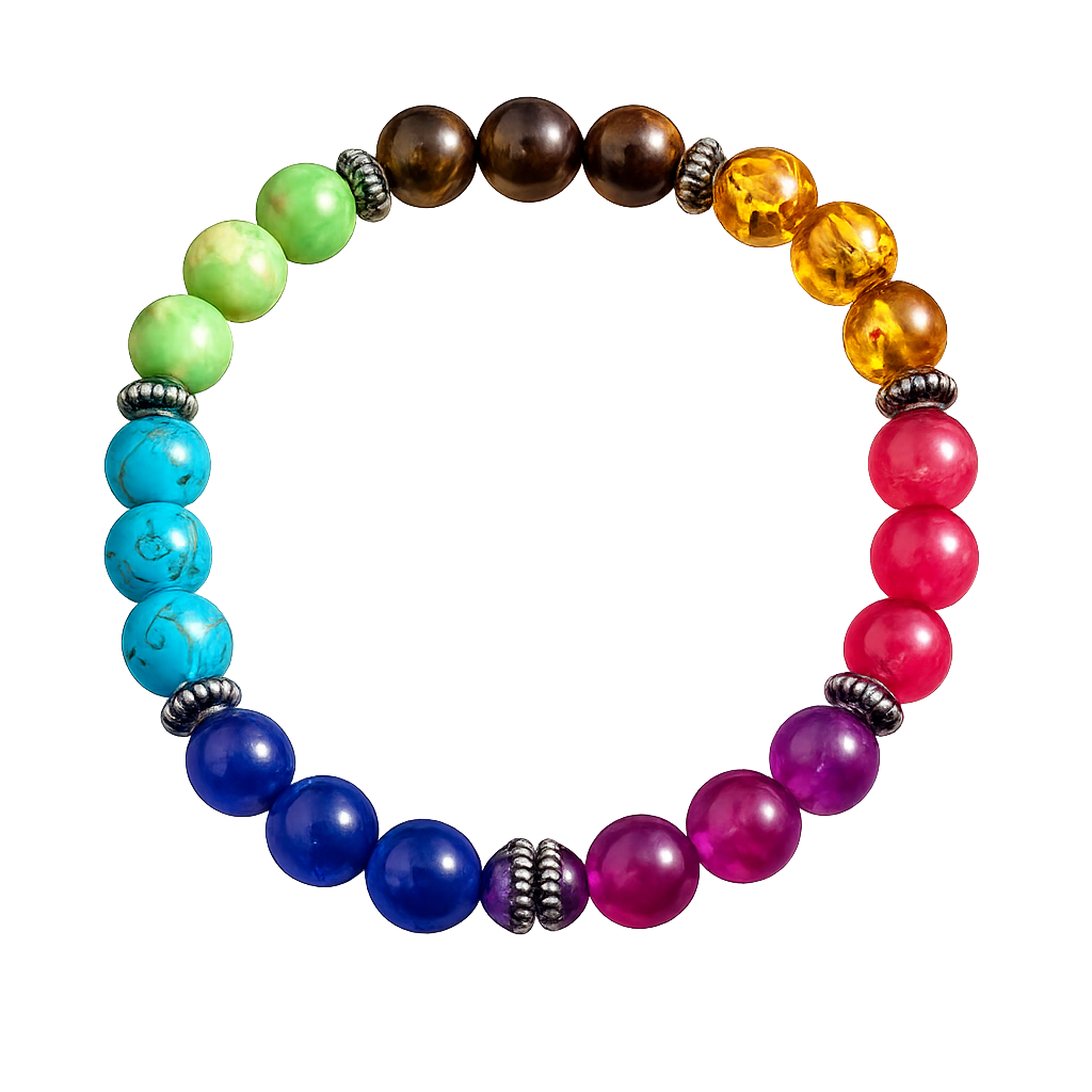 7 Chakra Bracelet with Amethyst primary product image