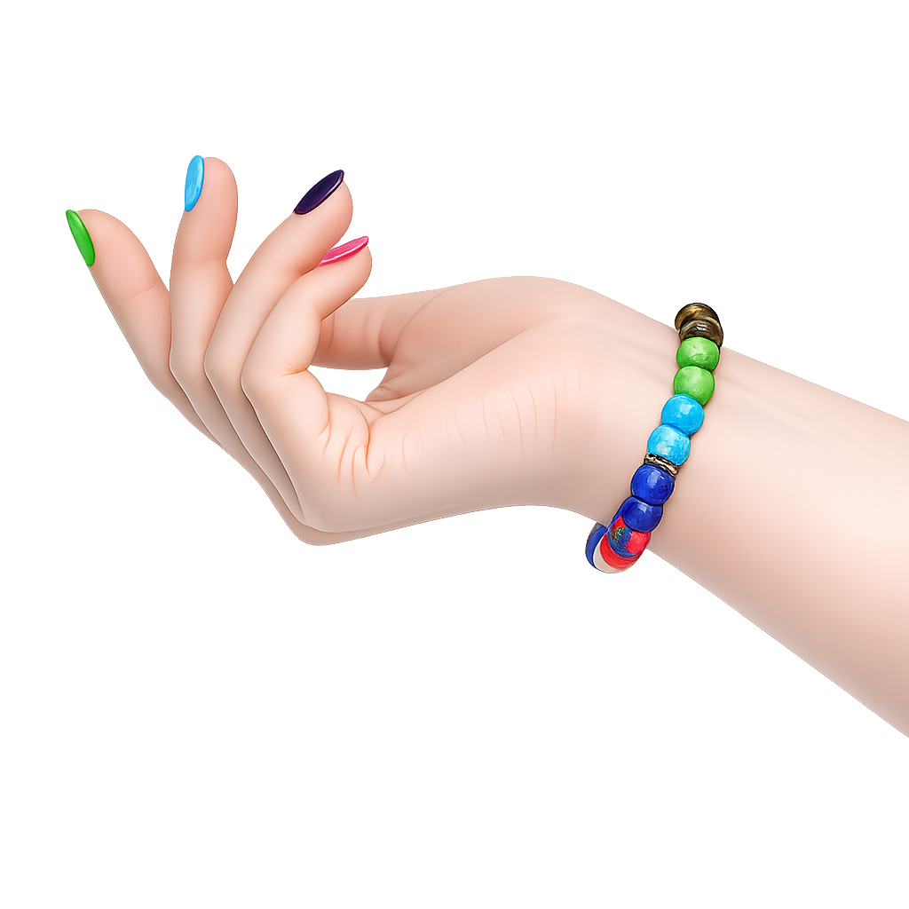 7 Chakra Bracelet with Sphatik product image