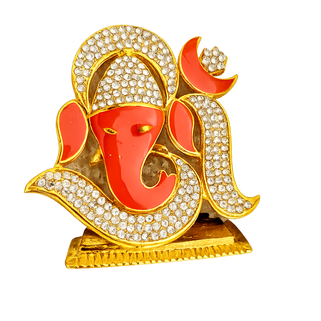 Lord Ganesha with Om Shape primary product image