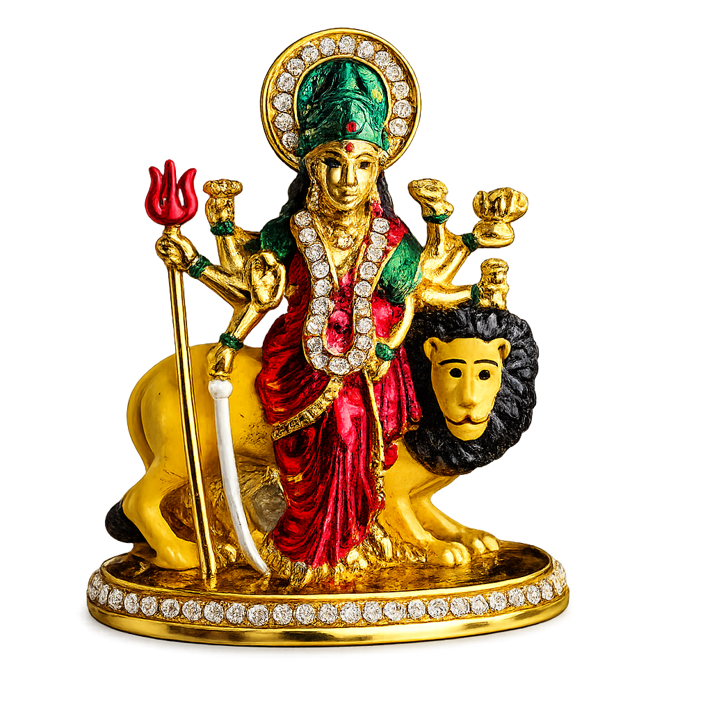 Goddess Durga on Lion primary product image